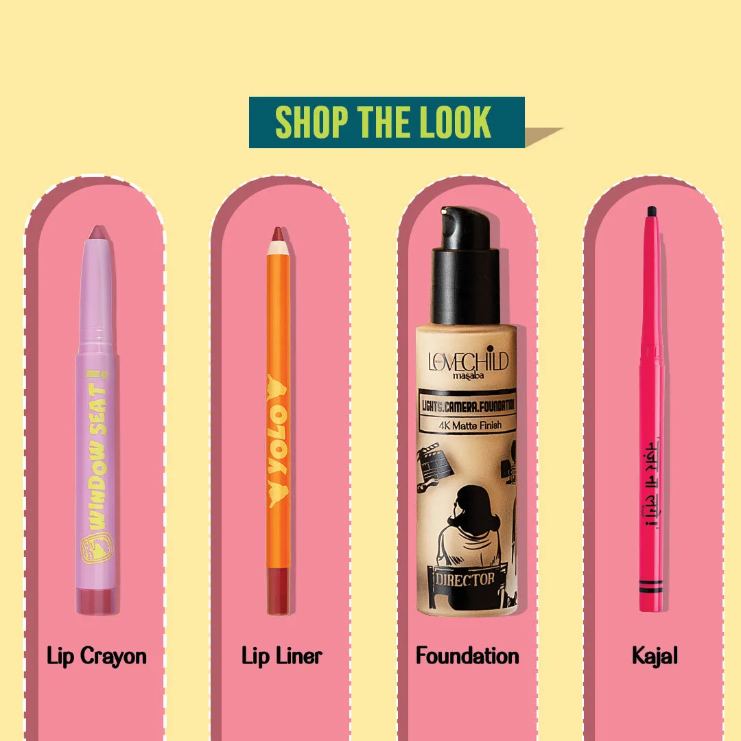 BFF Squad- Passport to Plump Lip Volumizing Matte Crayon  (Red) Transfer-proof