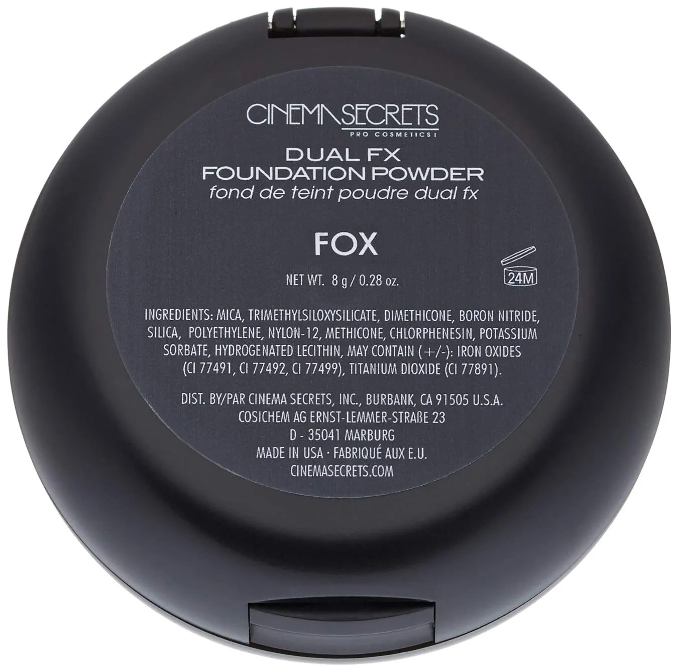CINEMA SECRETS Pro Cosmetics Dual Fx Foundation Powder, Fox