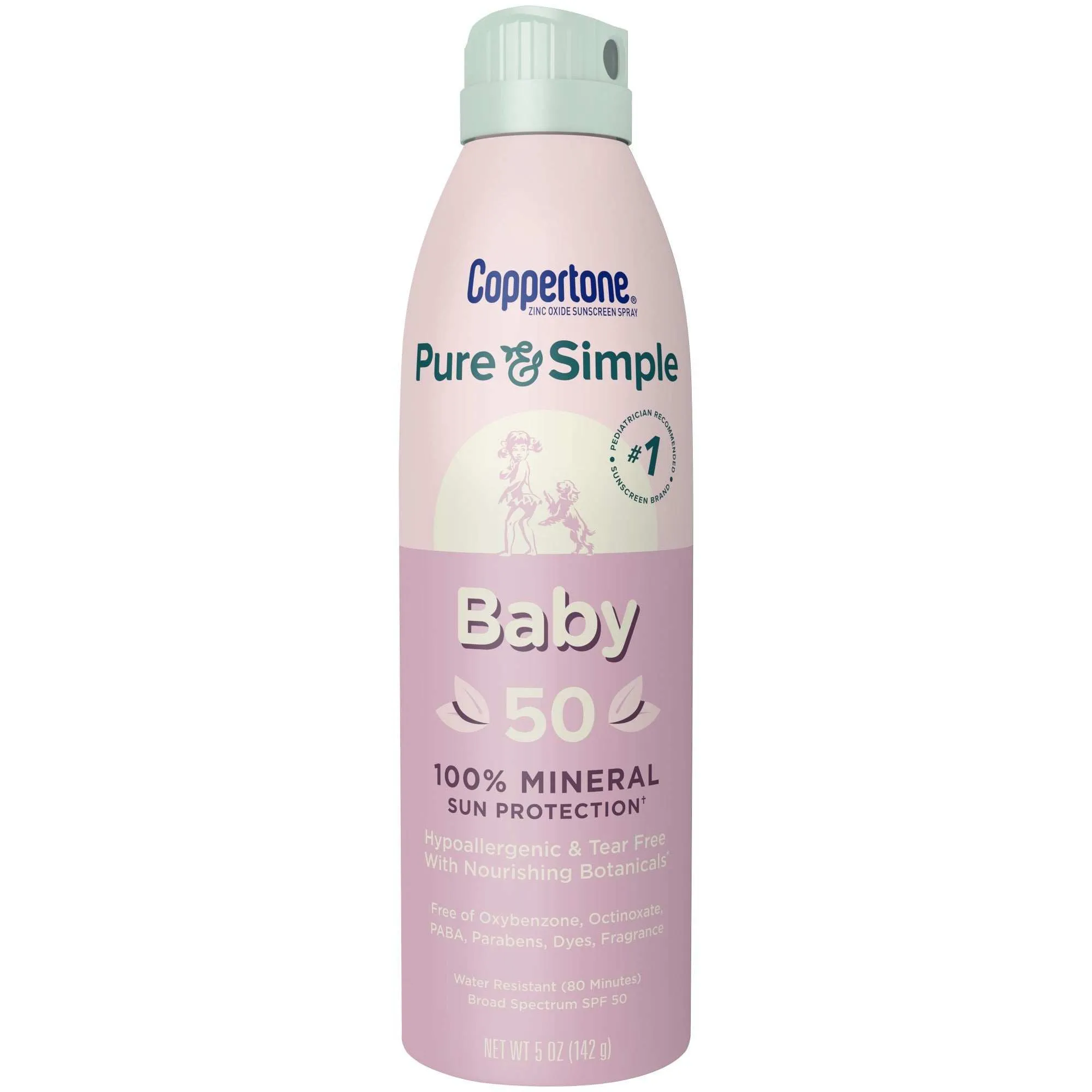 Coppertone Pure & Simple Sunscreen Spray SPF50