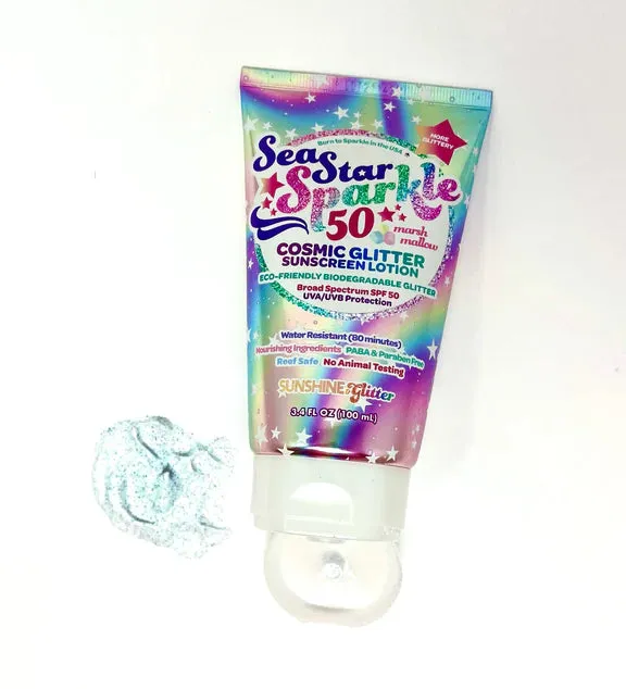Cosmic Glitter Marsh Mallow Sunscreen