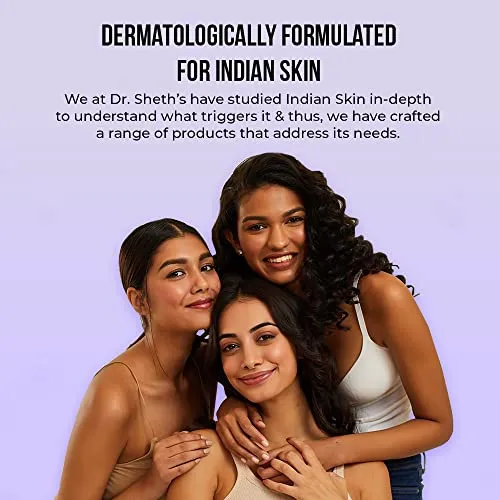 Dr. Sheth's Ceramide & Vitamin C Sunscreen SPF 50  PA    | For Deep Moisturization | Non-Greasy, Quick-Absorbing | Zero White Cast | For Women & Men | UVA UVB Sun Protection | 50g