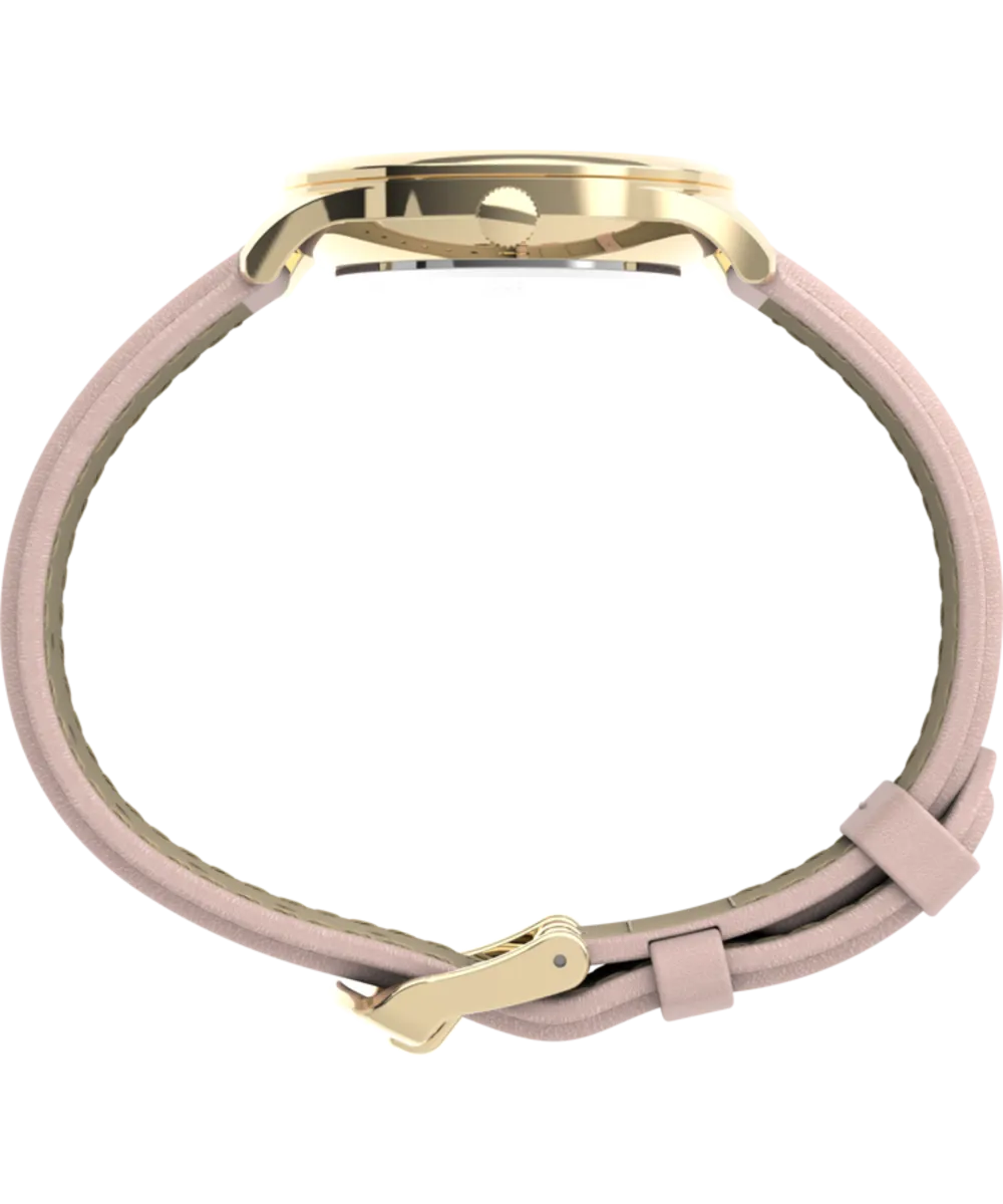 Easy Reader® 32mm Leather Strap Watch
