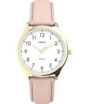 Easy Reader® 32mm Leather Strap Watch