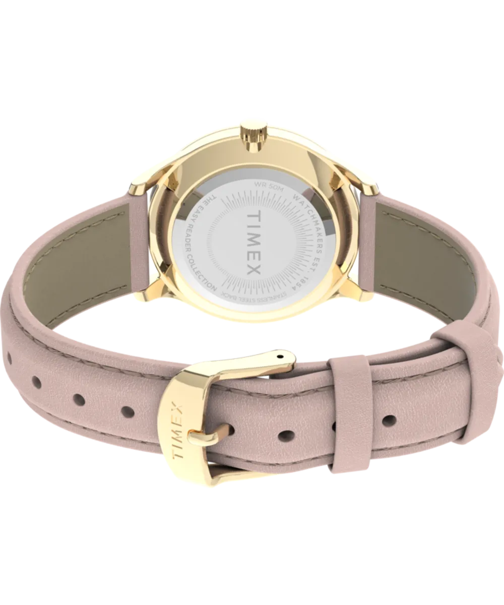 Easy Reader® 32mm Leather Strap Watch