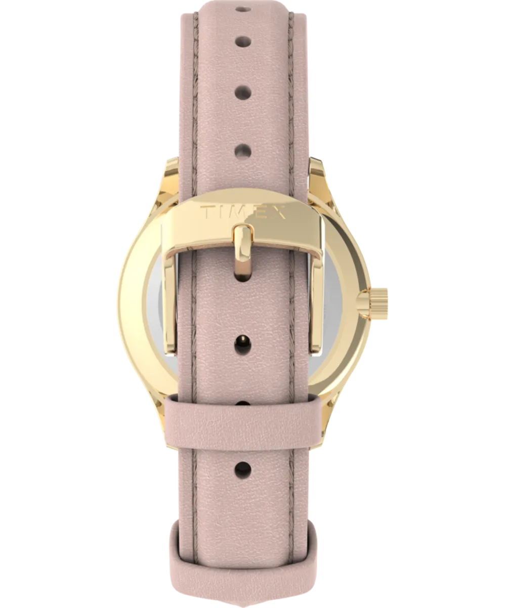 Easy Reader® 32mm Leather Strap Watch