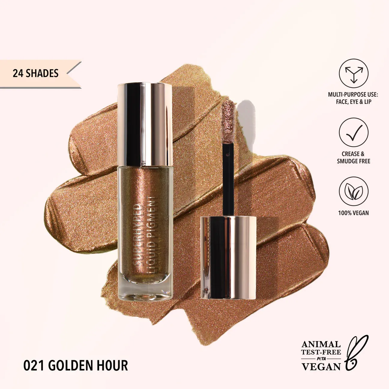 EYES- MOIRA Superhyped Liquid Pigment- SLP021 Golden Hour (3pc bundle, $3 each)