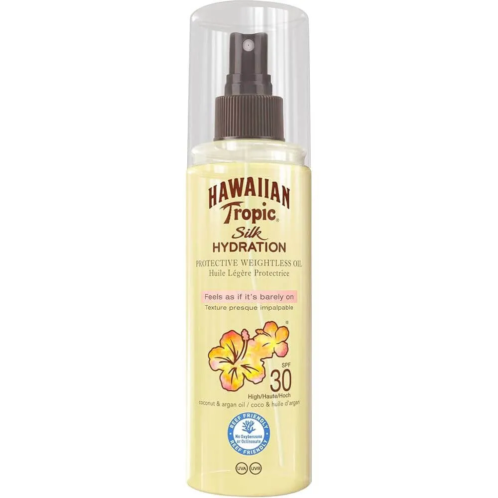Hawaiian Tropic SPF30 Silk Hydration Dry Oil Protection Spray 150ml