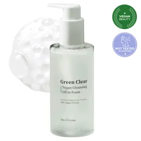 Herbloom Green Clear Vegan Cleansing Oil To Foam 200ml
