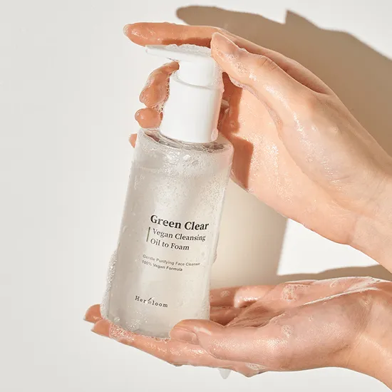 Herbloom Green Clear Vegan Cleansing Oil To Foam 200ml