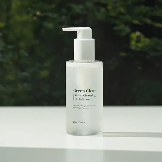 Herbloom Green Clear Vegan Cleansing Oil To Foam 200ml