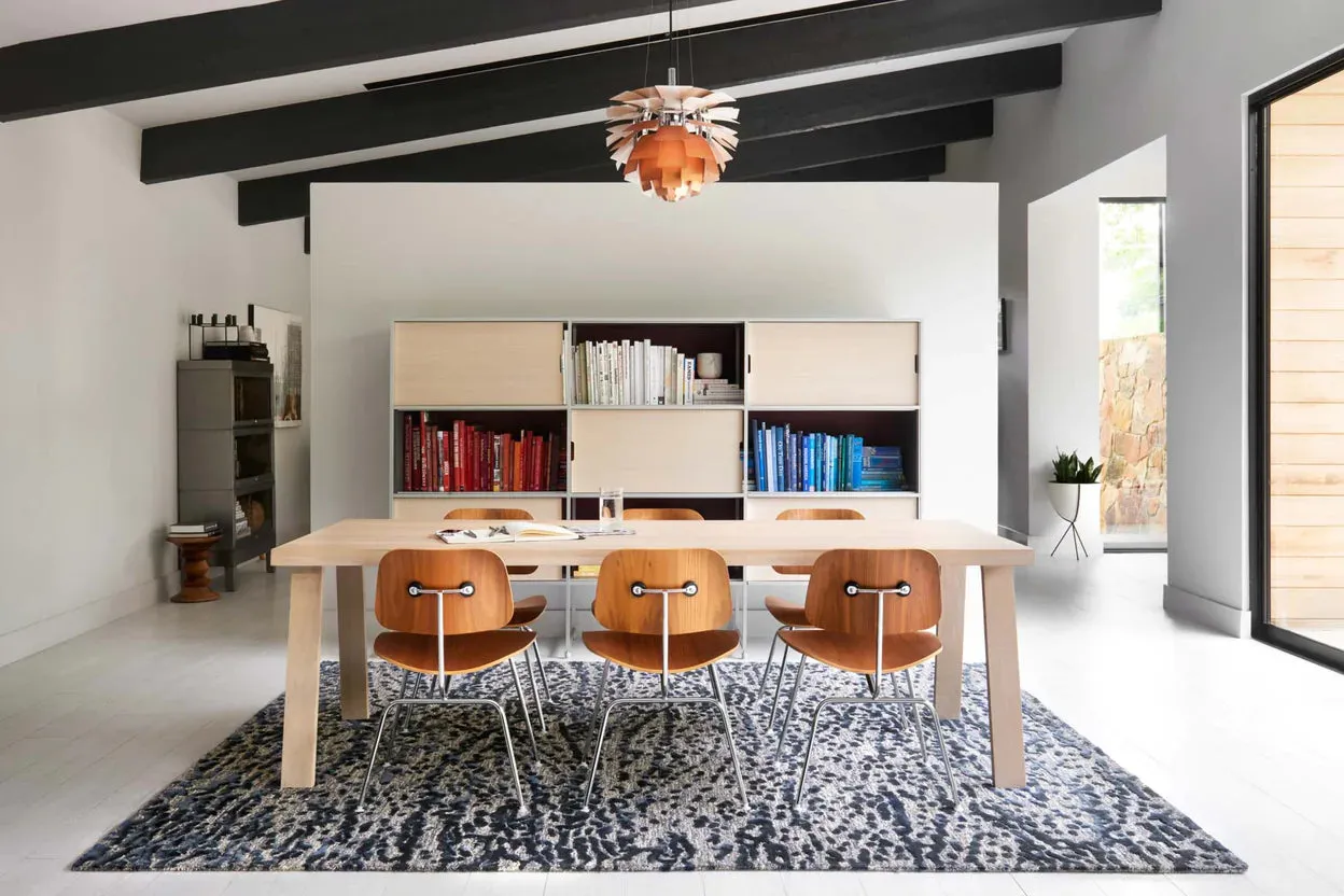 Juneau Rug in Steel & Blue