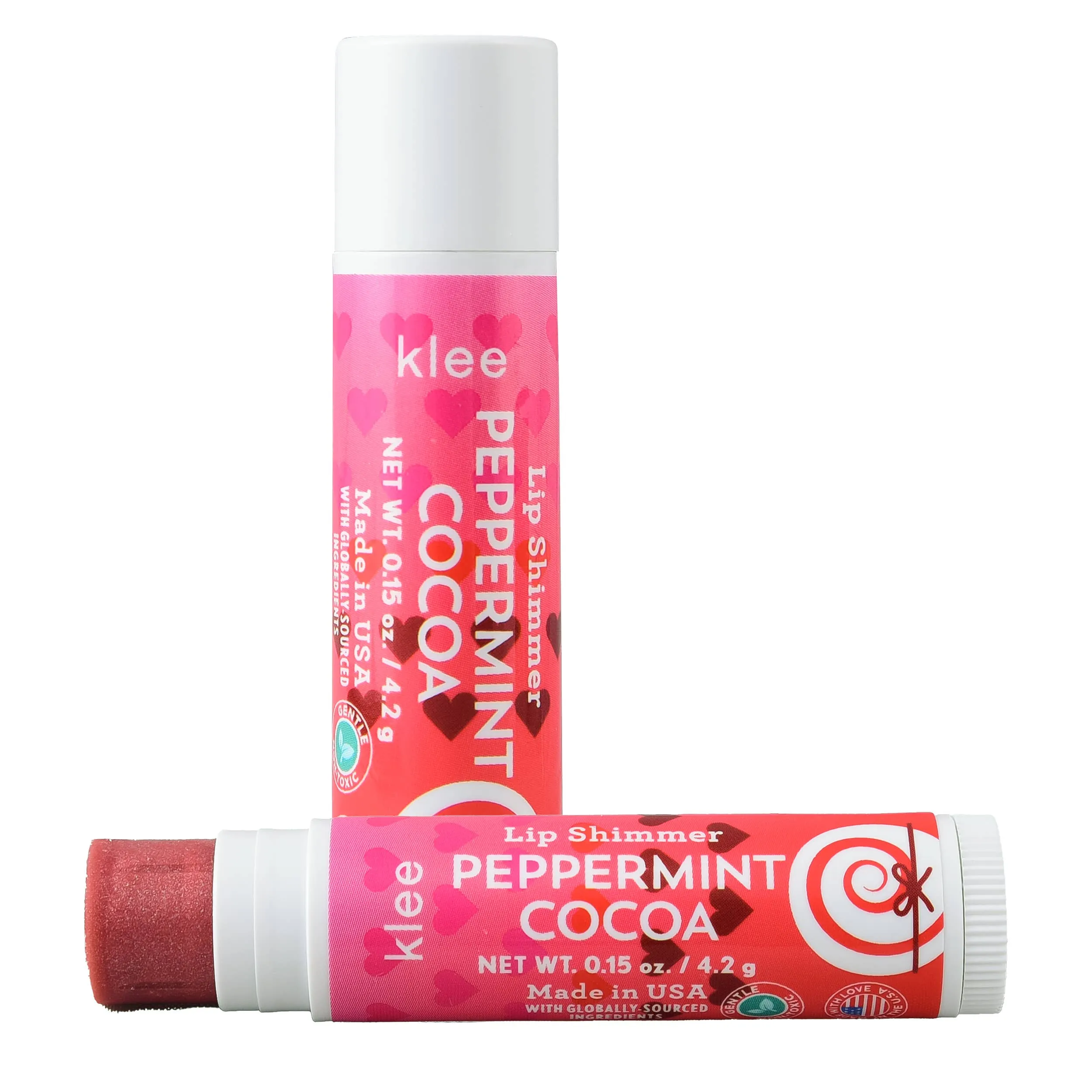 KLE Holiday Blush and Lip Shimmer Set in Tinsel Dream