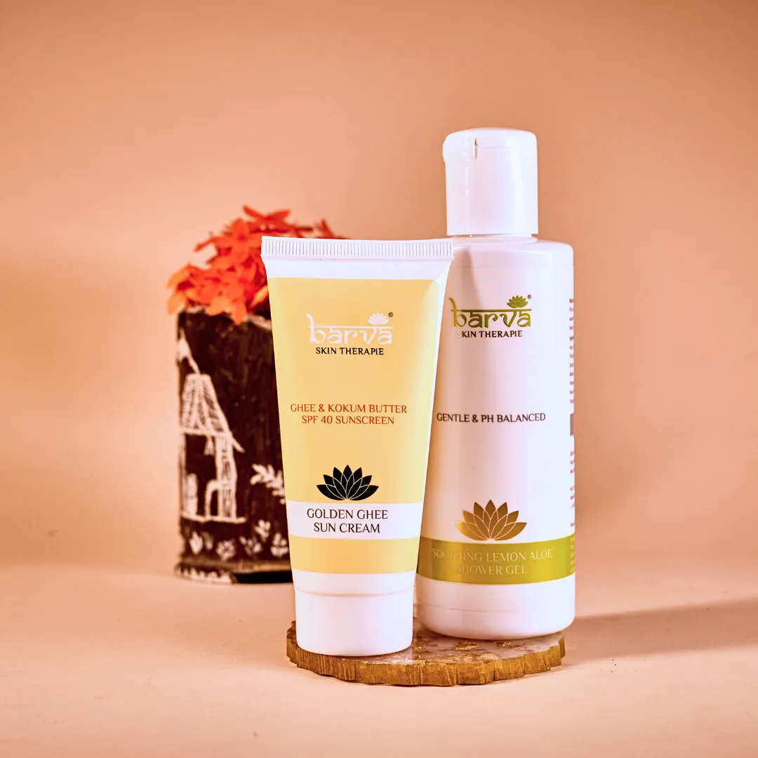 Lemon Aloe Shower Gel & Sunscreen