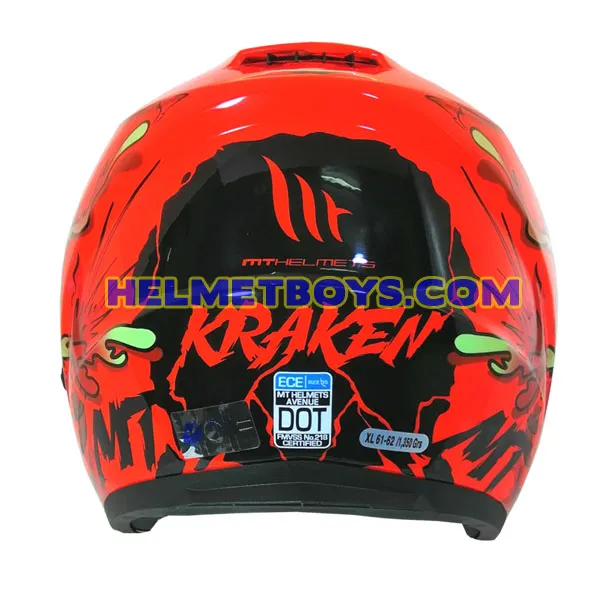 MT Motorcycle Sunvisor Helmet A5 KRAKEN PINK