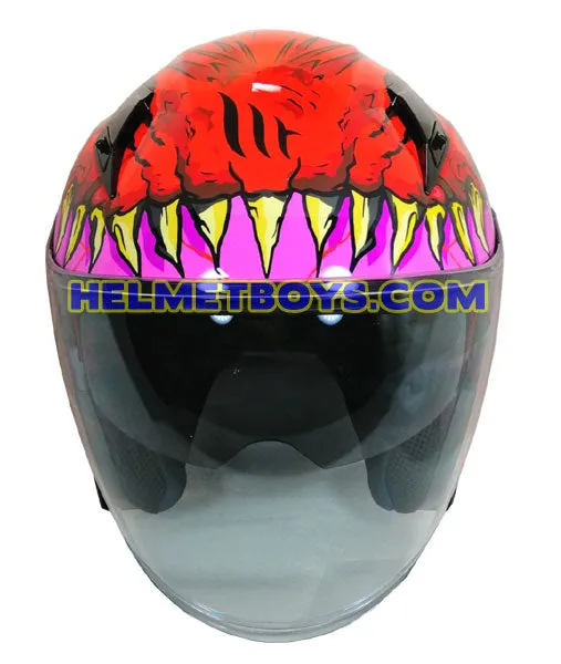 MT Motorcycle Sunvisor Helmet A5 KRAKEN PINK