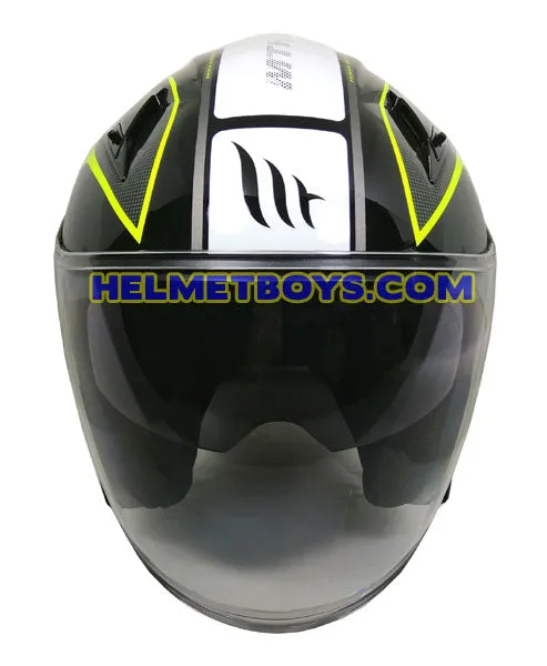 MT Motorcycle Sunvisor Helmet D3 YELLOW