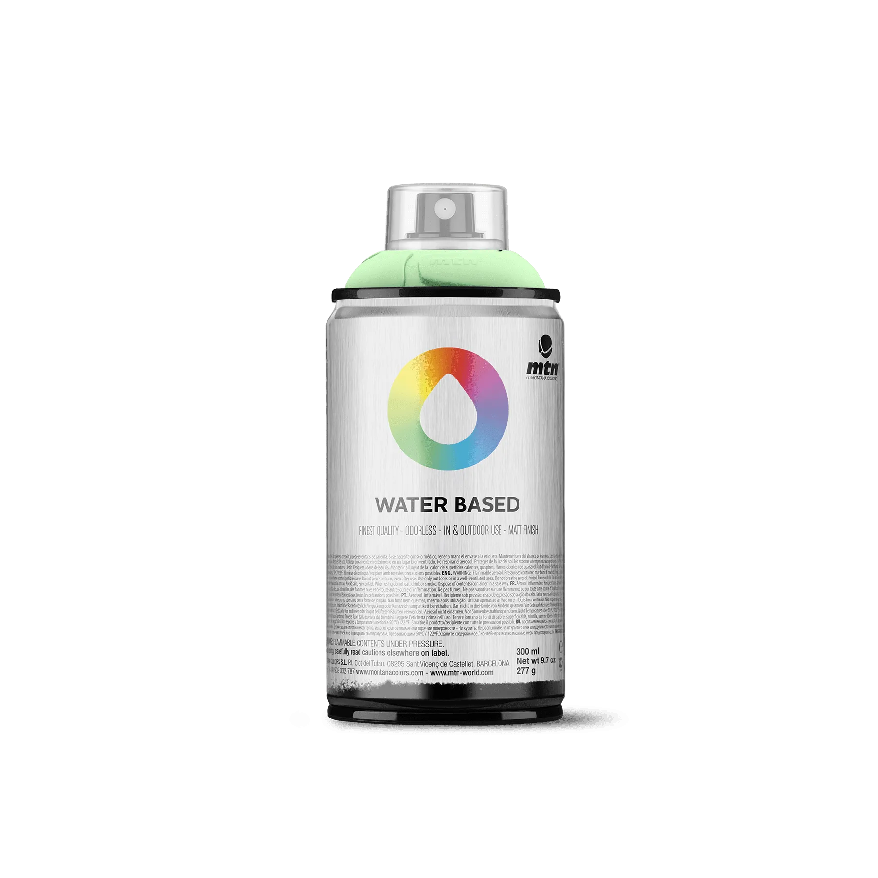 MTN Water Based 300 Spray Paint - <strong>NEW</strong> Phathalo Green (WRV-329)