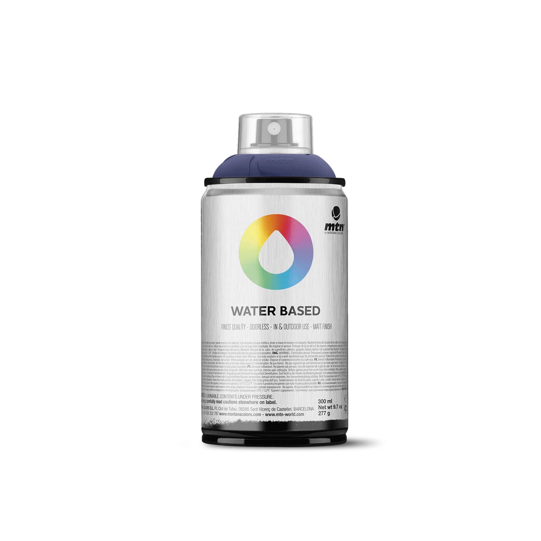 MTN Water Based 300 Spray Paint - <strong>NEW</strong> Prussian Blue Deep (WRV-154)