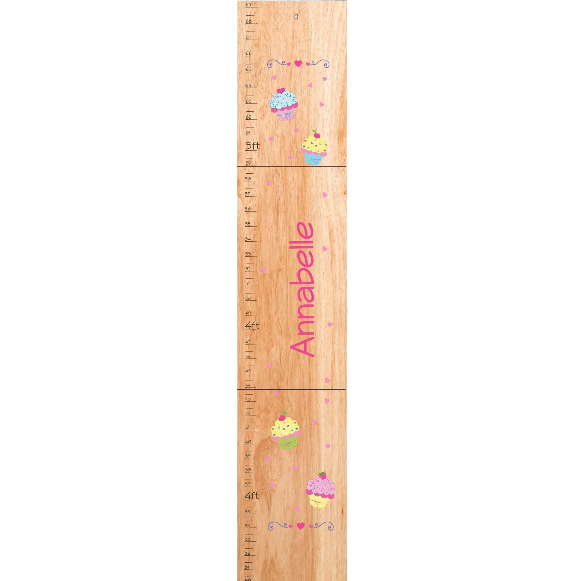 Natural Cupcake Growth Chart