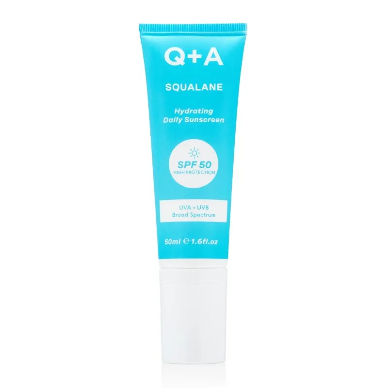 Q A Squalane Hydrating Face Sunscreen SPF 50