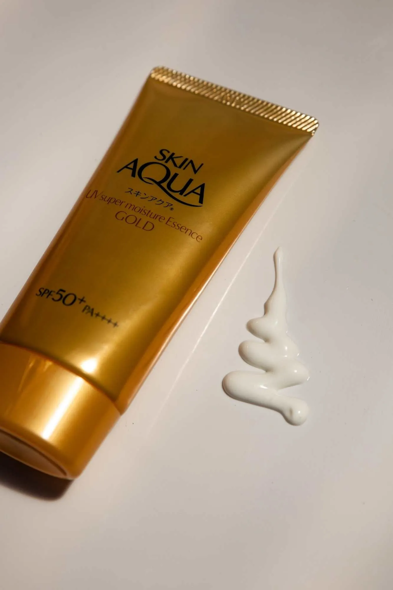 Rohto Mentholatum - Skin Aqua UV Super Moisture Essence Gold SPF50  PA     - 80g