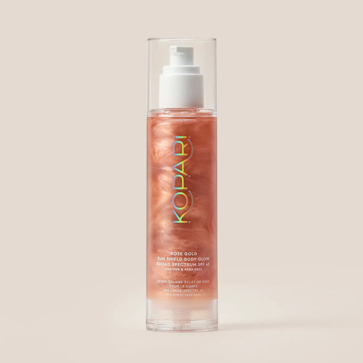 Rose Gold Sun Shield Body Glow Sunscreen SPF 45
