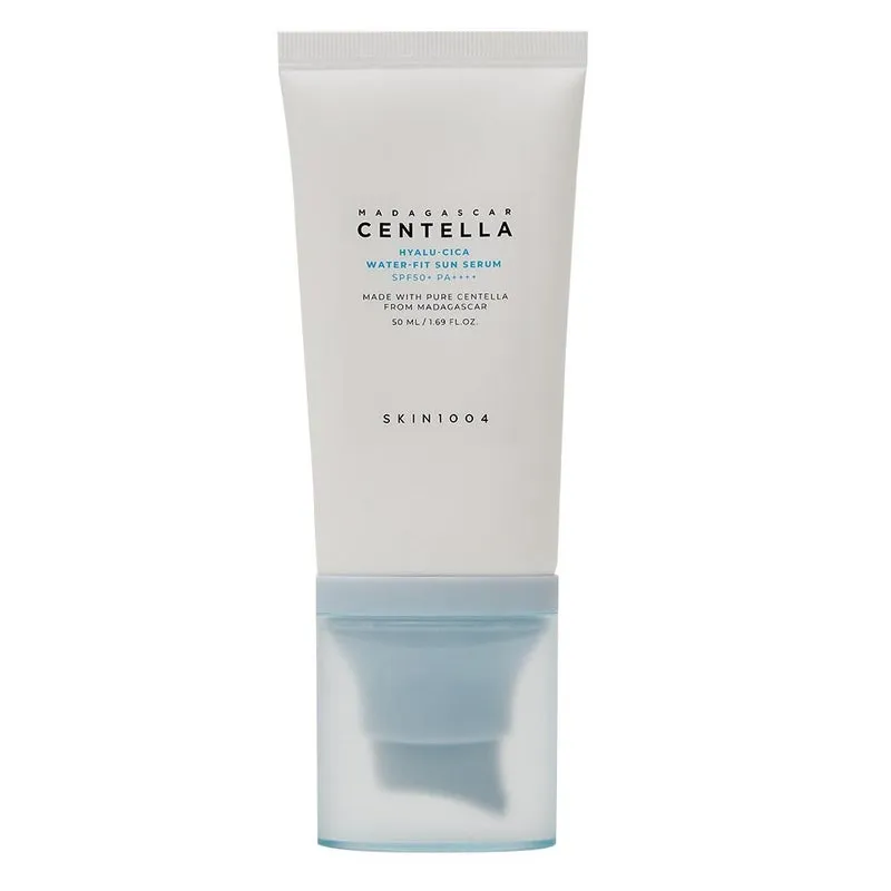 Skin1004 Madagascar Centella Hyalu Cica Water Fit Sunscreen Face Serum With SPF50  & PA     50ml