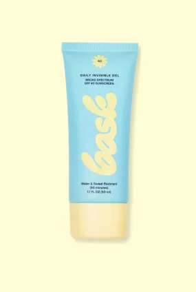 SPF 40 Daily Invisible Gel Sunscreen by Bask