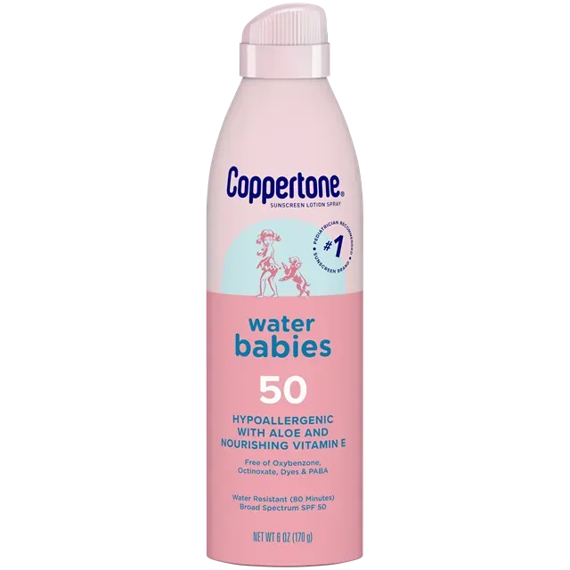 Water Babies Hypoallergenic With Aloe And Nourishing Vitamin E SPF 50 6 OZ