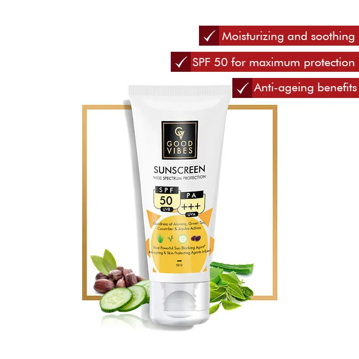 Wide Spectrum Sunscreen with SPF 50 (50 gm)
