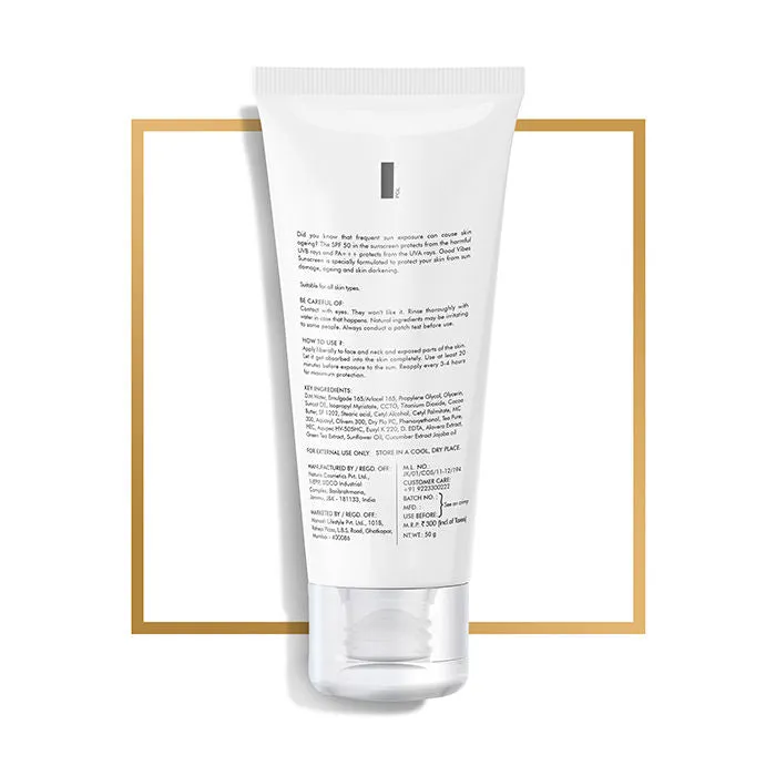 Wide Spectrum Sunscreen with SPF 50 (50 gm)